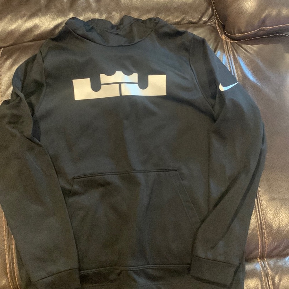Mens Nike large black hoodie